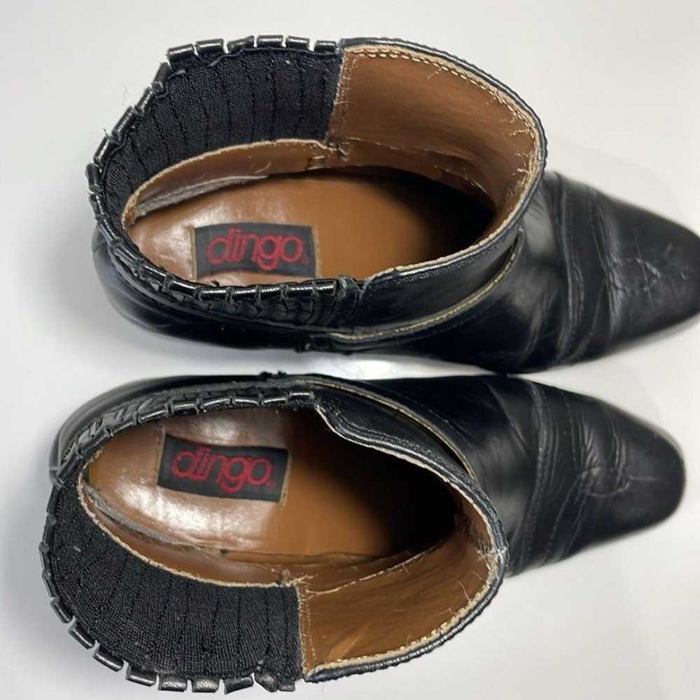 Dingo Vintage Women’s Size 7.5 black leather West… - image 11