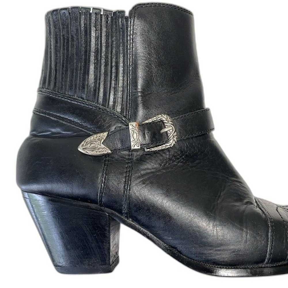 Dingo Vintage Women’s Size 7.5 black leather West… - image 2