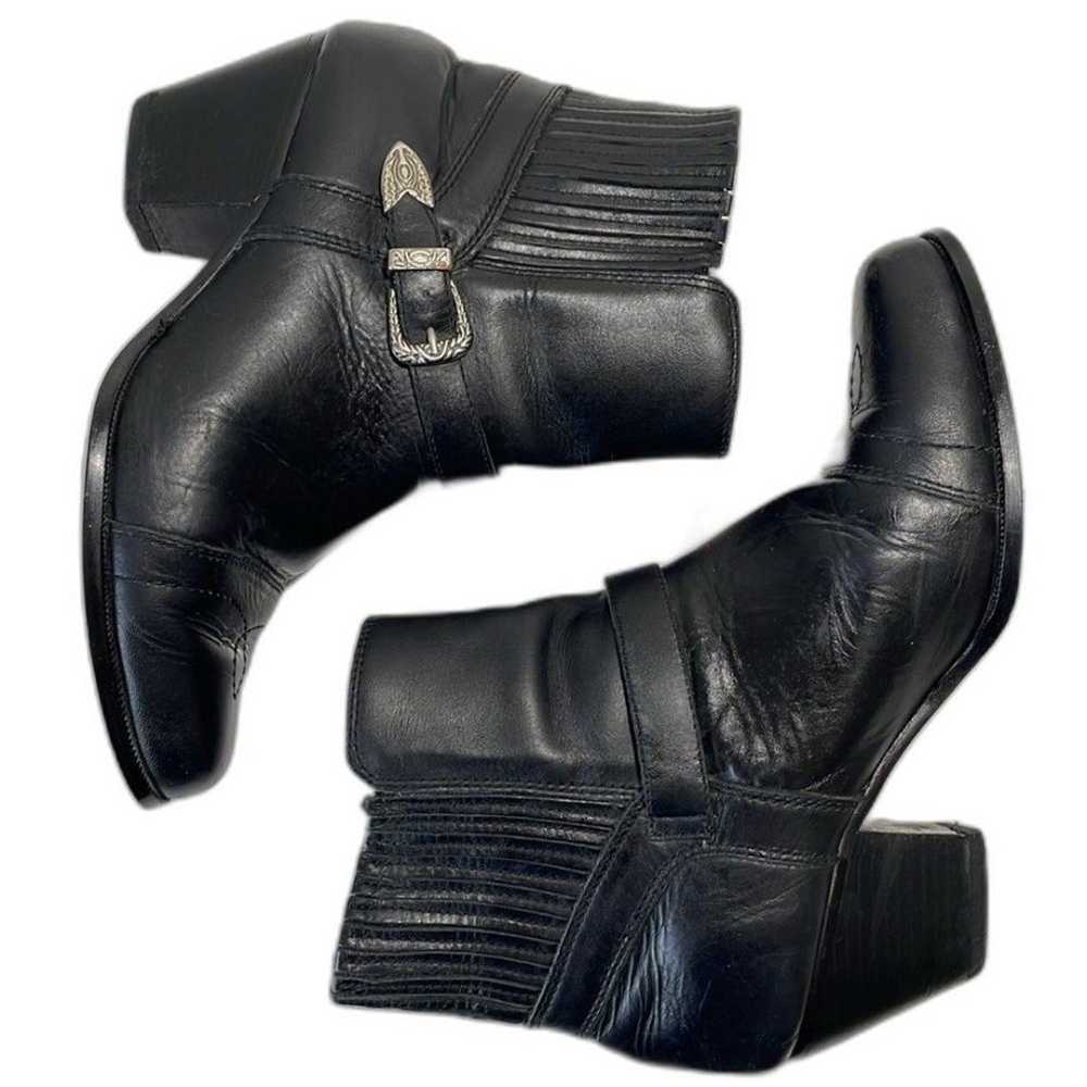 Dingo Vintage Women’s Size 7.5 black leather West… - image 8