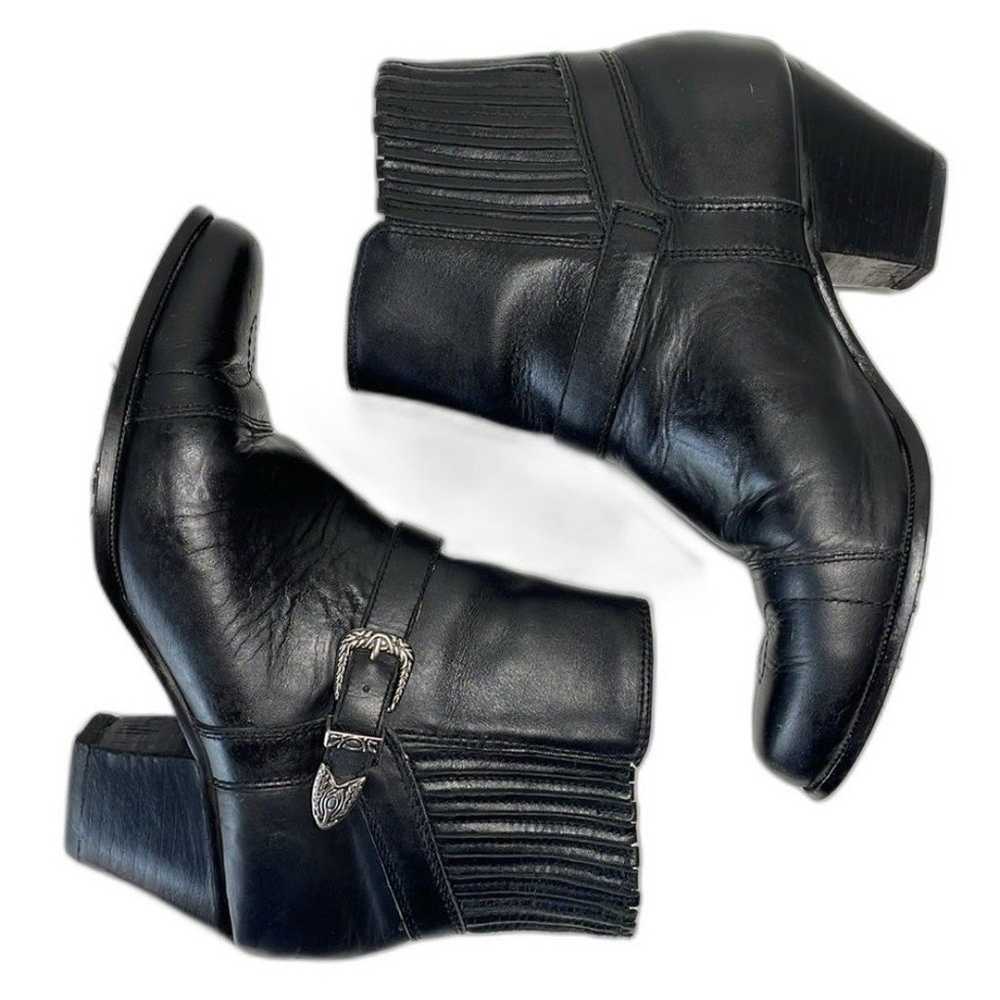 Dingo Vintage Women’s Size 7.5 black leather West… - image 9