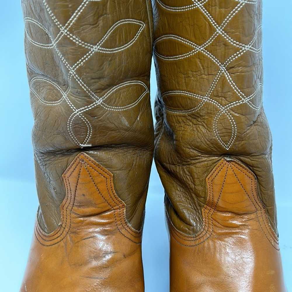 Nocona 4760 Vintage Rare Women's Leather Two Tone… - image 4