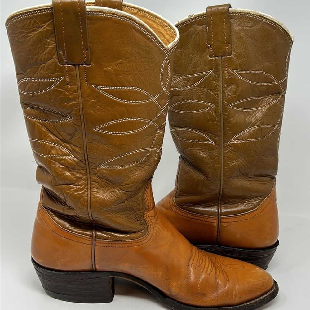 Nocona 4760 Vintage Rare Women's Leather Two Tone… - image 9