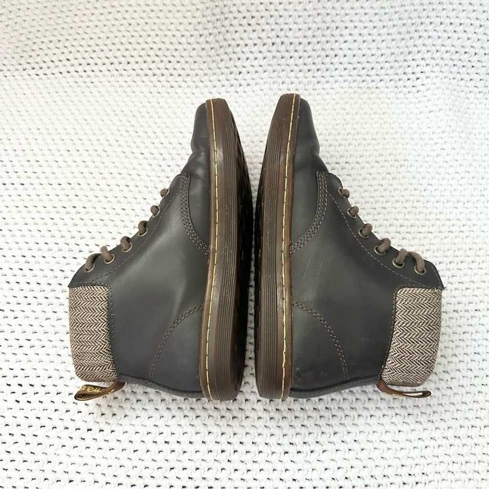 Dr. Martens Maelly Brown Leather Herringbone Ankl… - image 7