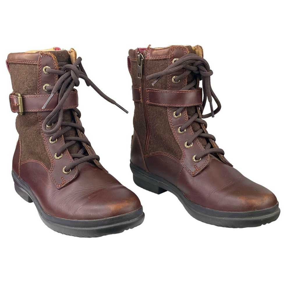 UGG Women's Kesey Brown Leather Waterproof Winter… - image 5