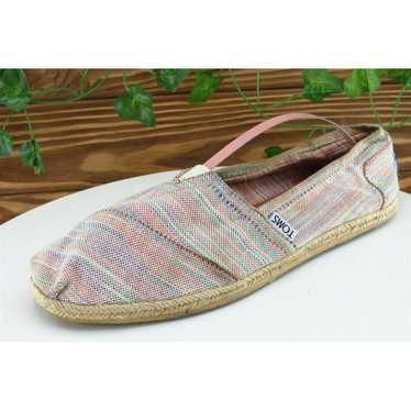 Toms Women Sz 8.5 M Multicolor Espadrilles Fabric 