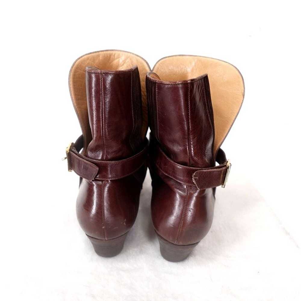 Ferragamo Ankle Boot Womens 7.5B Brown Leather Cr… - image 4