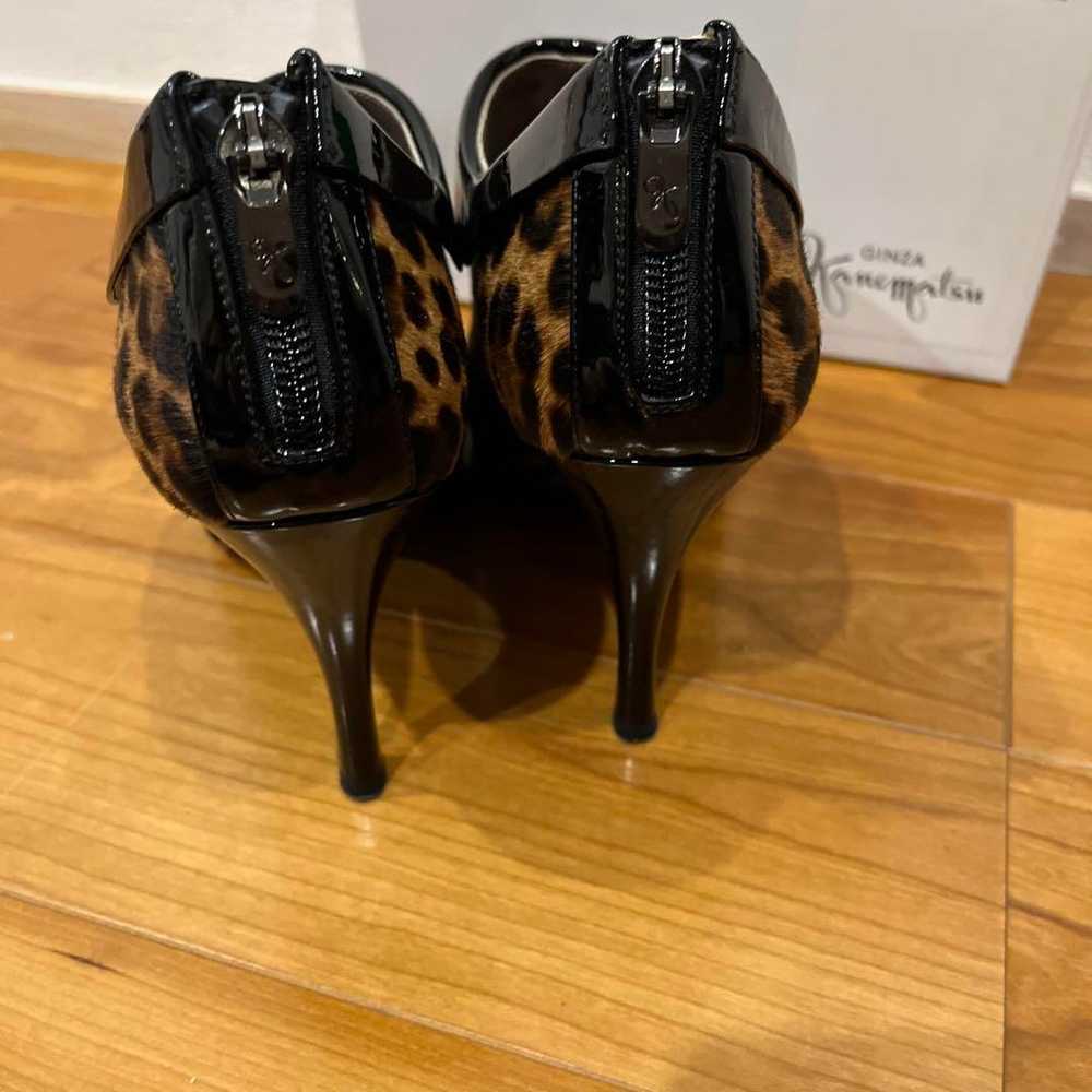 GINZA Harako Booties 23cm Leopard - image 3