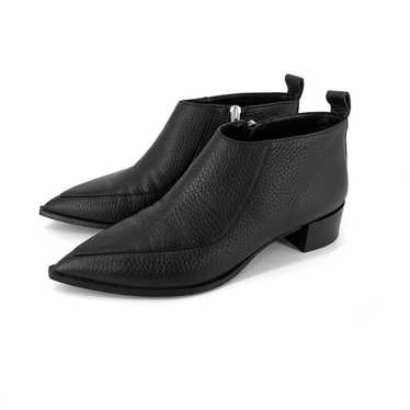 EVERLANE The Boss Bootie Pebbled Black Leather 7