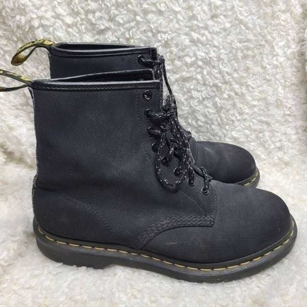 Dr Martens Mens Boots 23923 Rare Matte Black Leat… - image 1