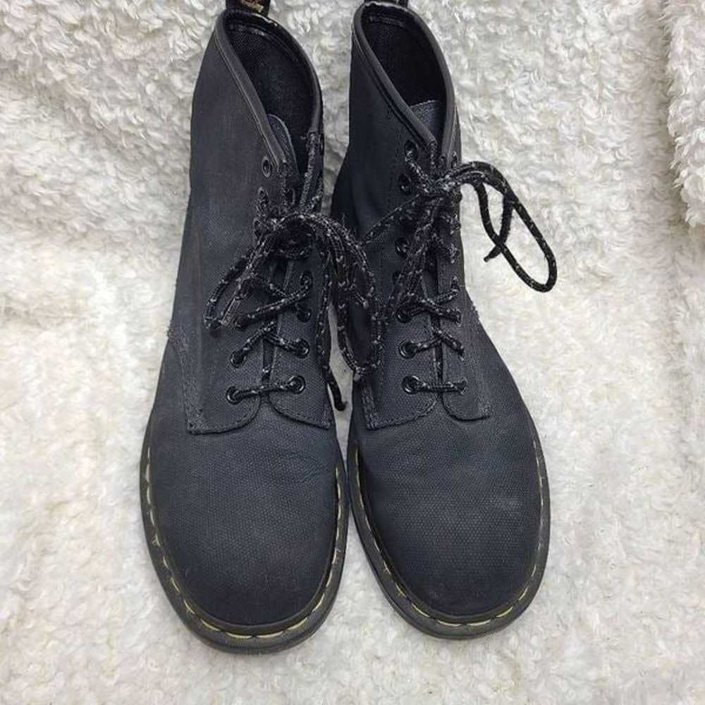 Dr Martens Mens Boots 23923 Rare Matte Black Leat… - image 2