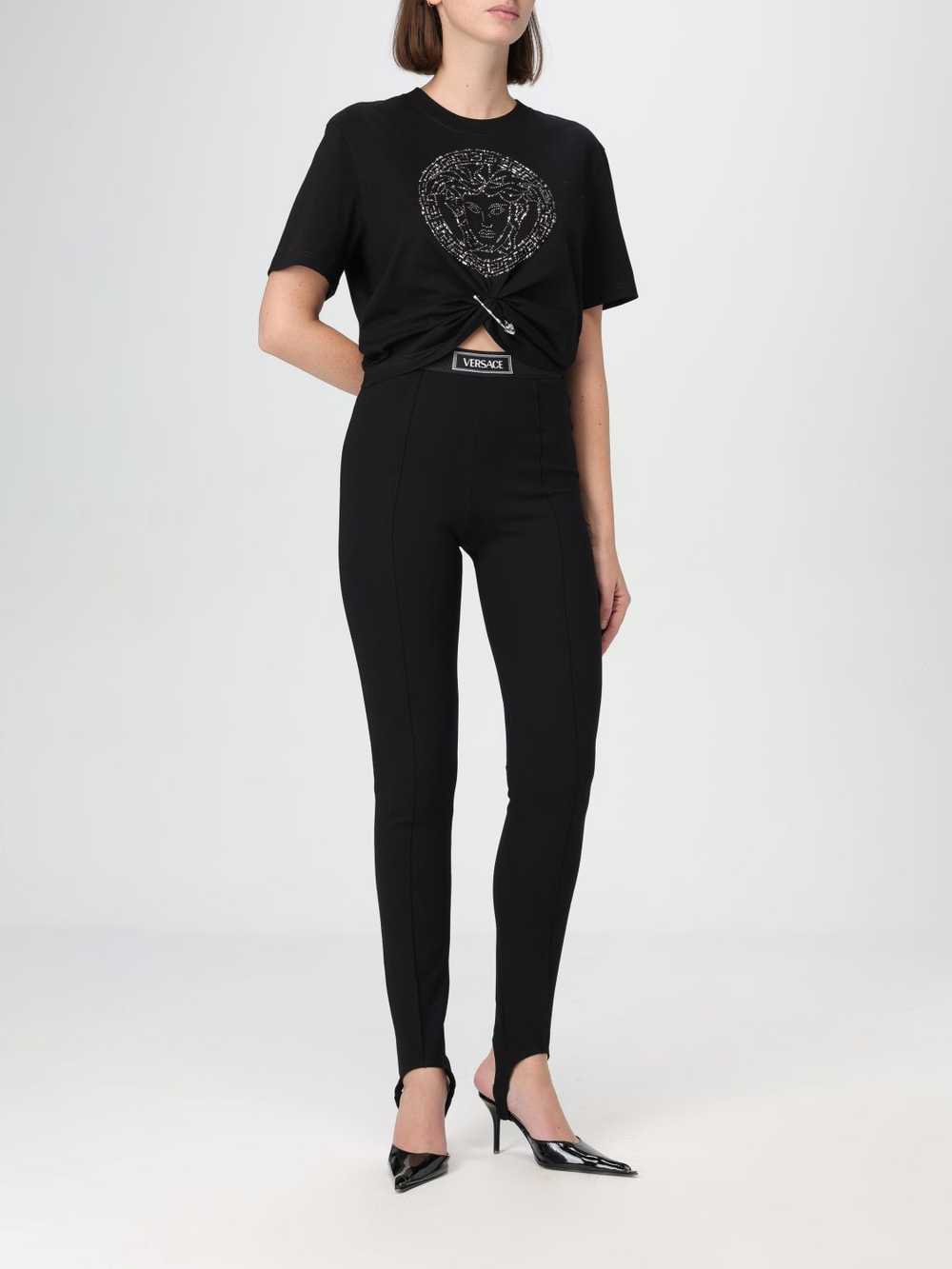 Versace Versace T-Shirt Woman Black - image 2