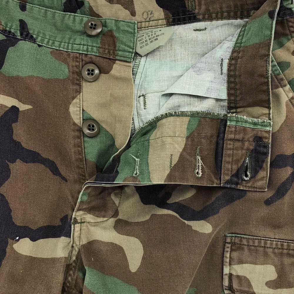 Military × Vintage Y2k woodland camouflage milita… - image 3