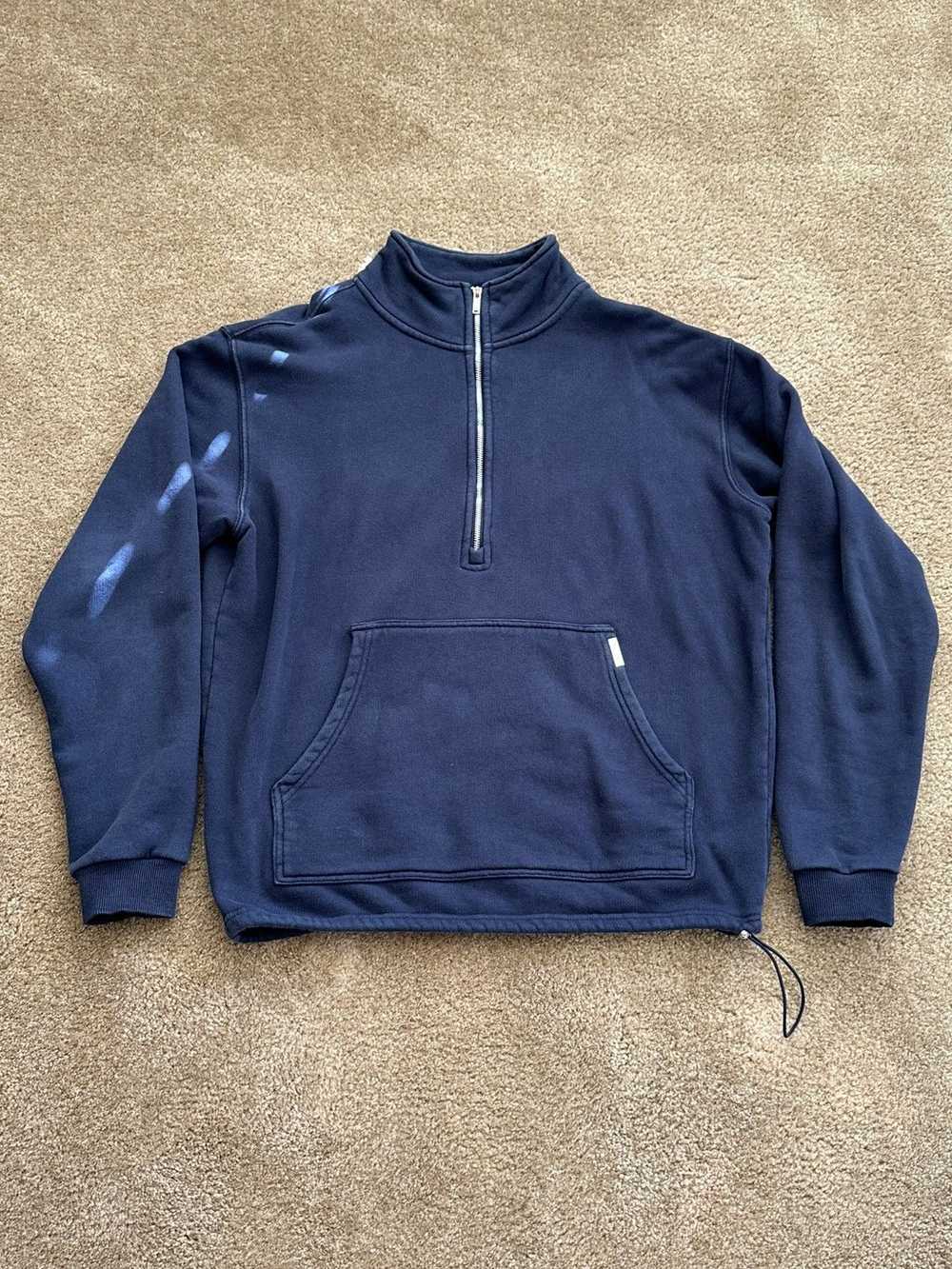 Other ESNTLS Half Zip Navy Blue - image 1