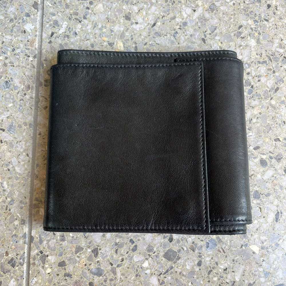 Helmut Lang HELMUT LANG 1998 BISON LEATHER BIFOLD… - image 1