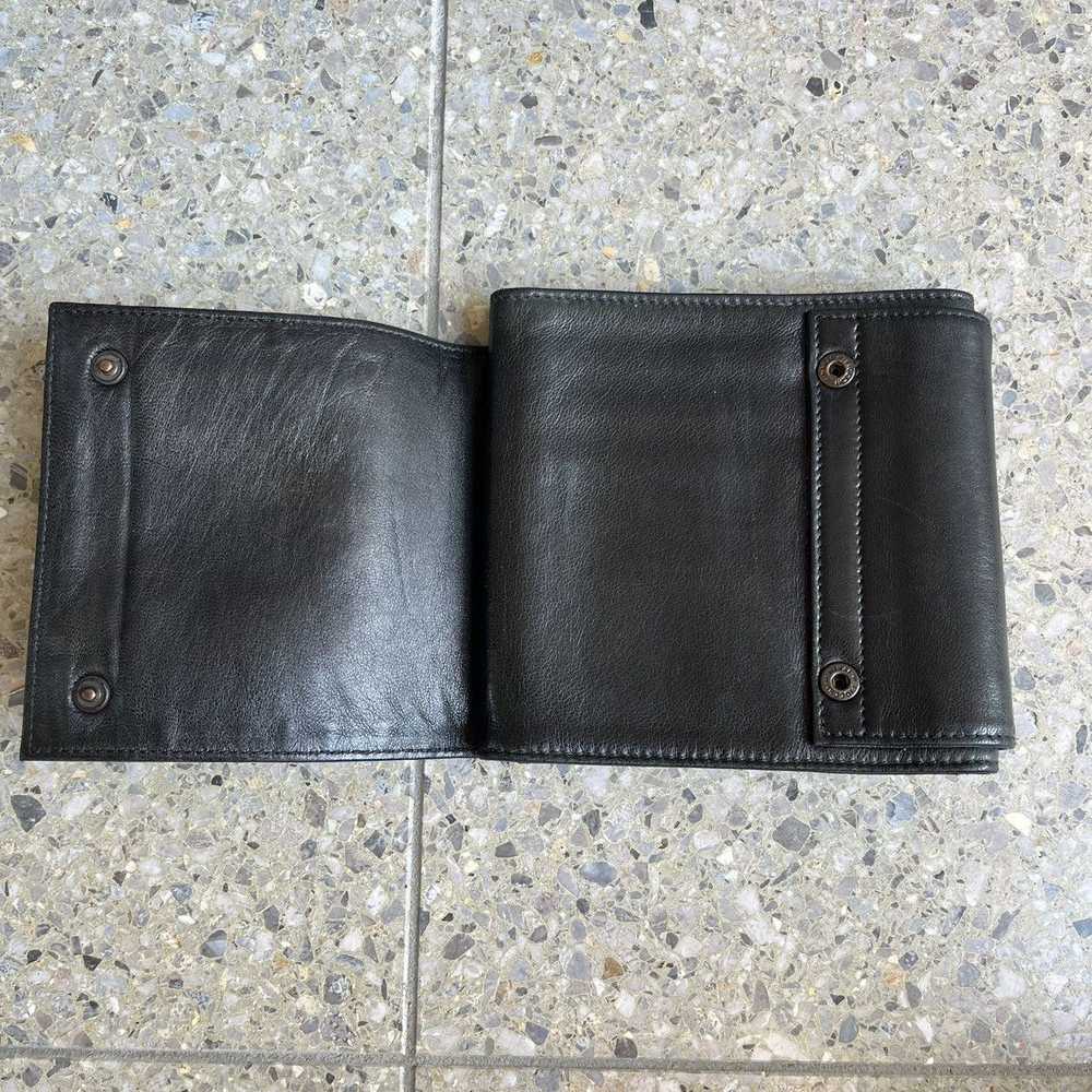 Helmut Lang HELMUT LANG 1998 BISON LEATHER BIFOLD… - image 2