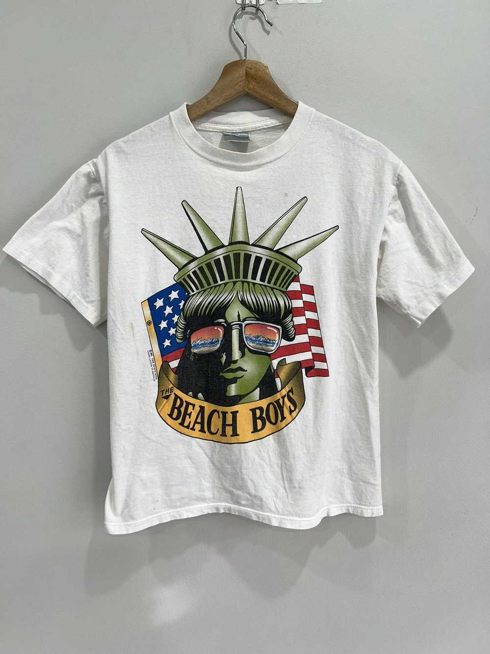 Band Tees × Vintage Vintage 1991 Beach Boys Tee S… - image 1