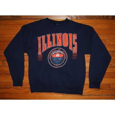 Galt Crew VTG 90s ILLINOIS FIGHTING ILLINI Spell … - image 1