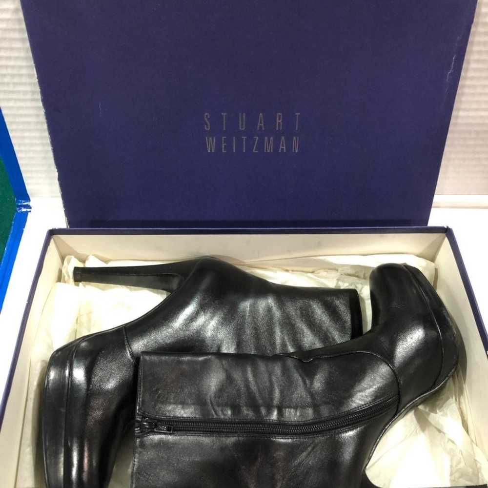 Stuart Weizmann Black HH Boots Size 7.5 - image 2