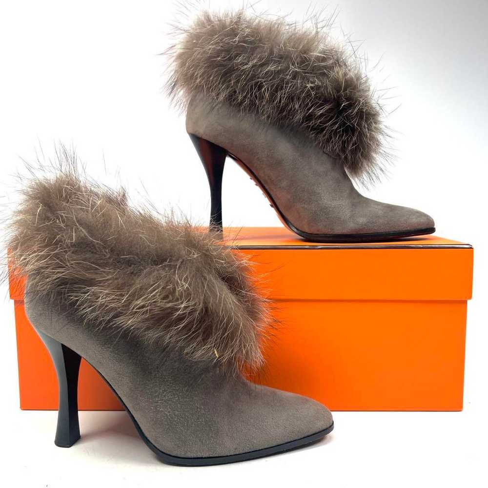 HERMES Hermes Short Boots Fur - image 4