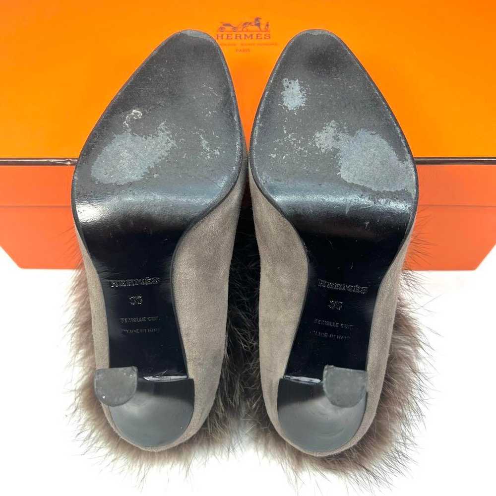 HERMES Hermes Short Boots Fur - image 7