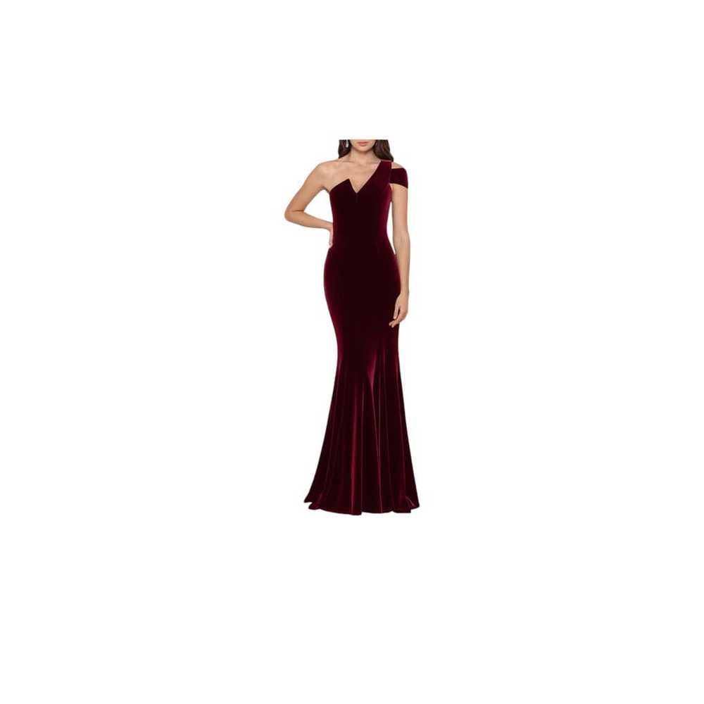 Betsy & Adam Velvet maxi dress - image 2