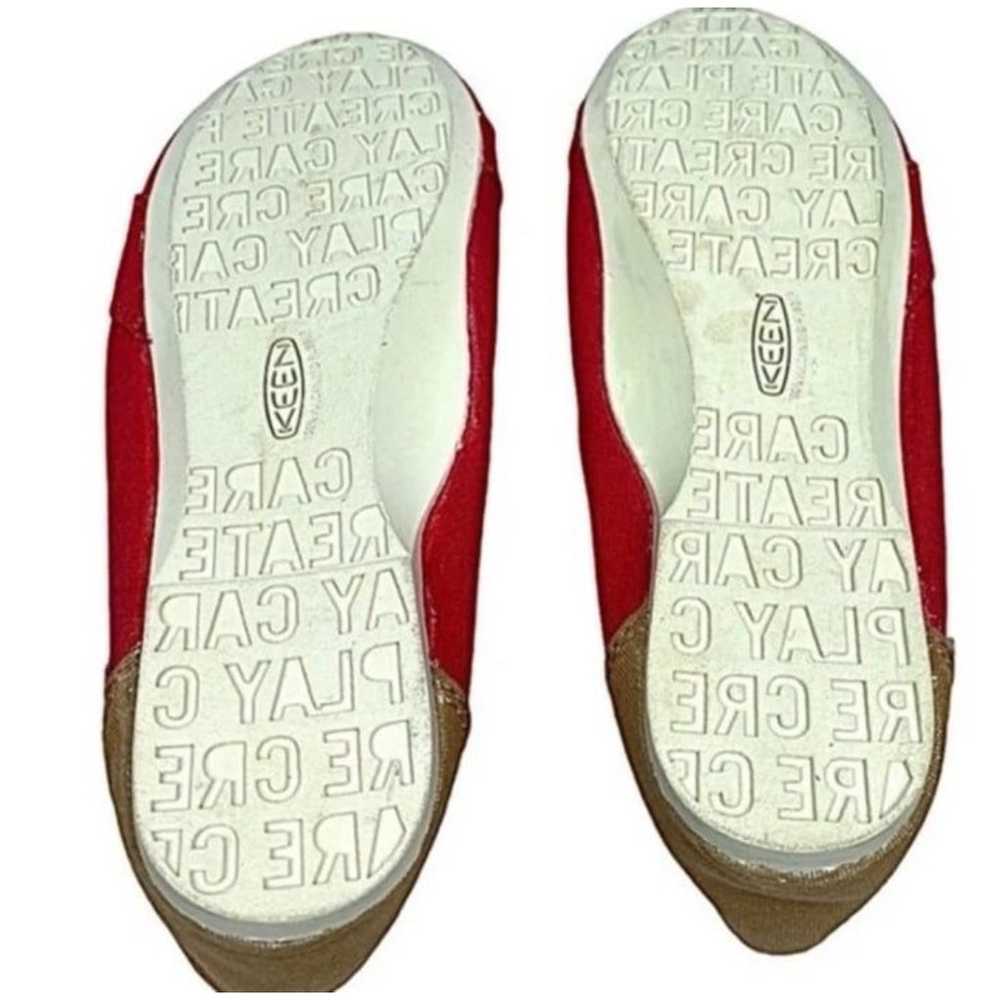 Keen Vegan Red Flats loafer Casual Shoes Women’s … - image 10