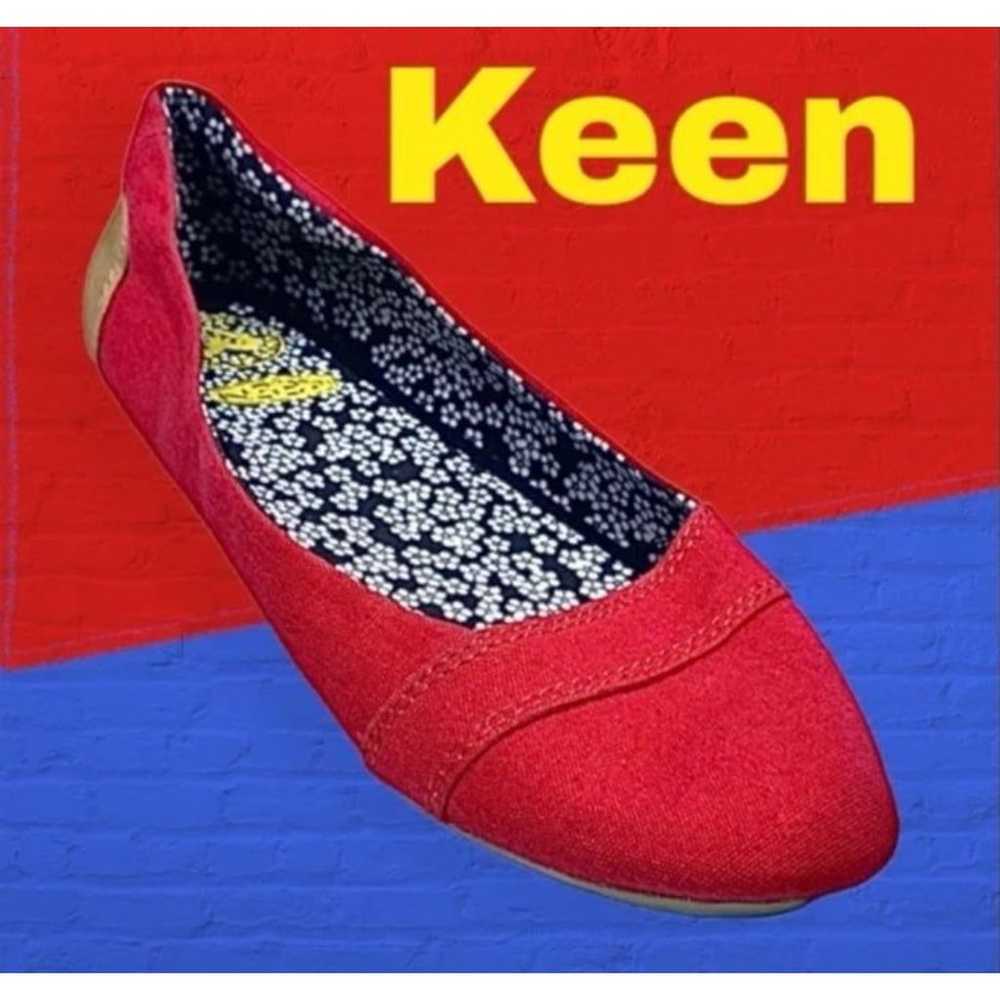 Keen Vegan Red Flats loafer Casual Shoes Women’s … - image 1