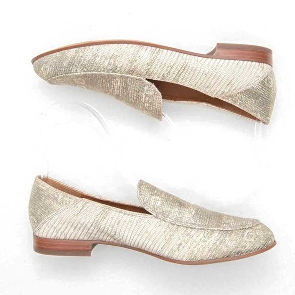 Franco Sarto Metallic Lizard Skin Embossed Leathe… - image 5