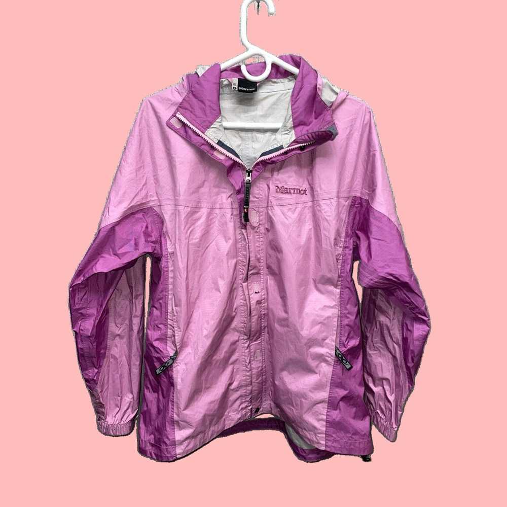 Vintage Pink Waterproof Hiking Windbreaker For Wo… - image 1