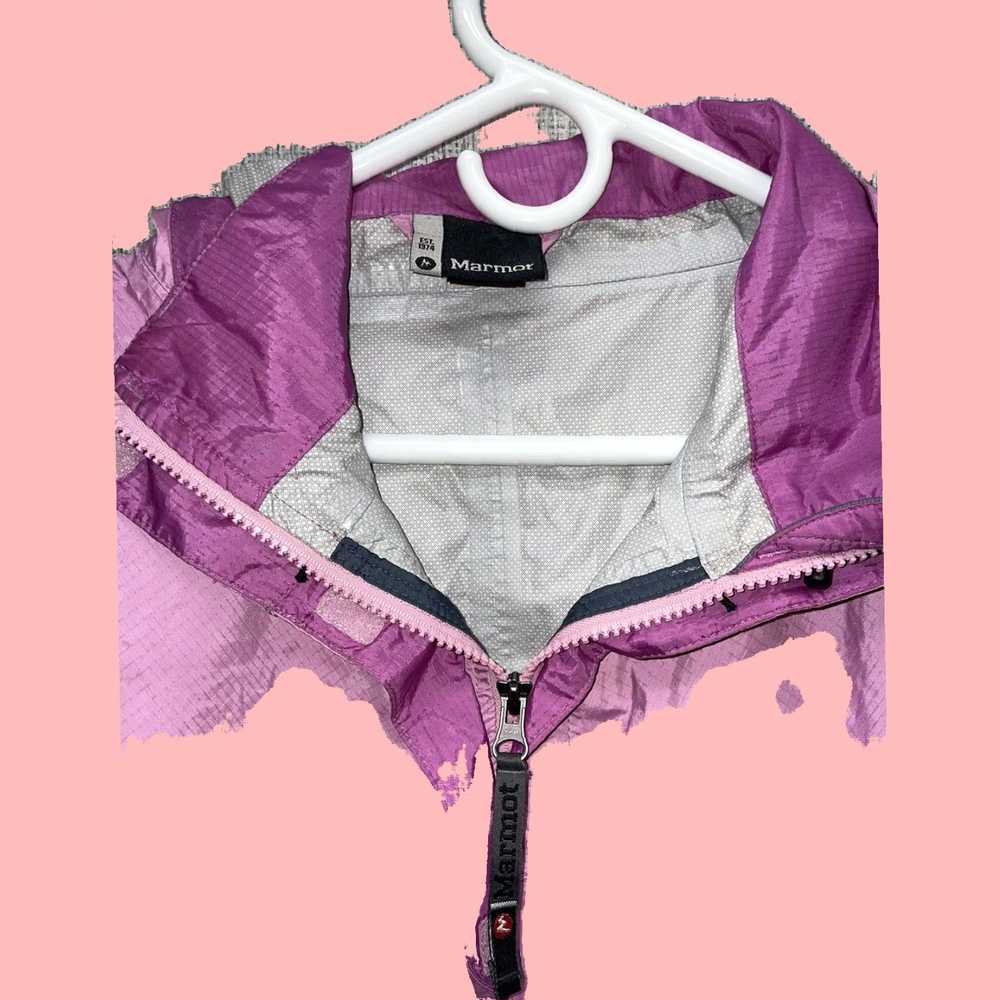 Vintage Pink Waterproof Hiking Windbreaker For Wo… - image 2