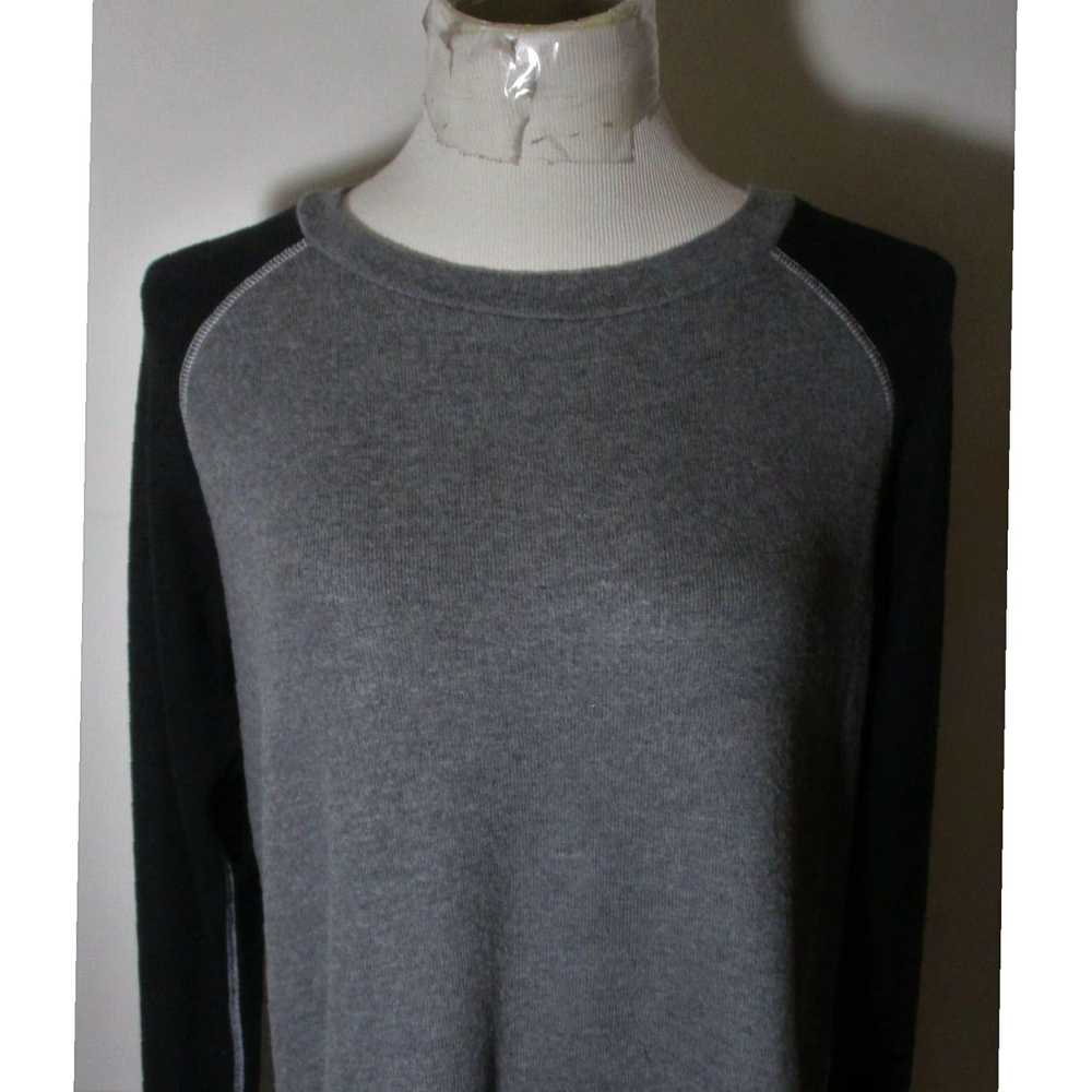 LNA Gray and Black Blended Tencel Fabric Long Sle… - image 2