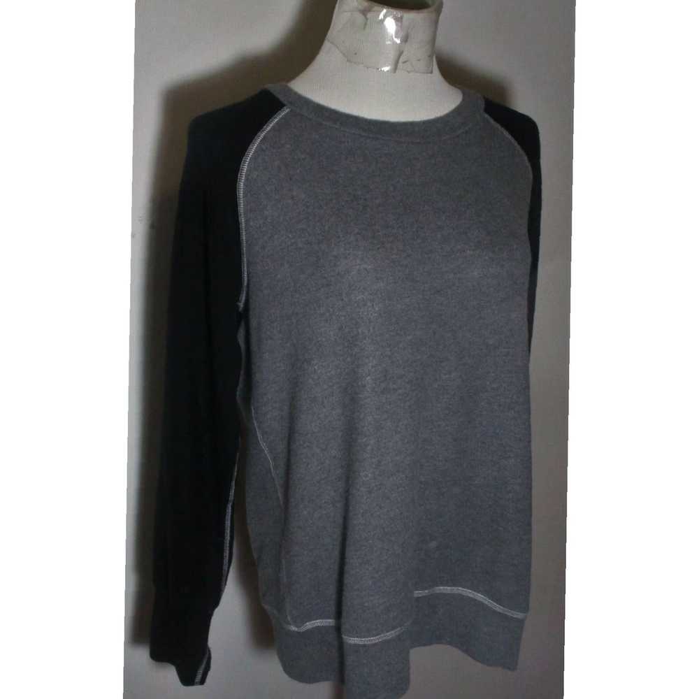 LNA Gray and Black Blended Tencel Fabric Long Sle… - image 3