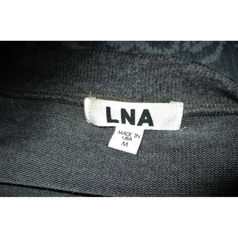 LNA Gray and Black Blended Tencel Fabric Long Sle… - image 6