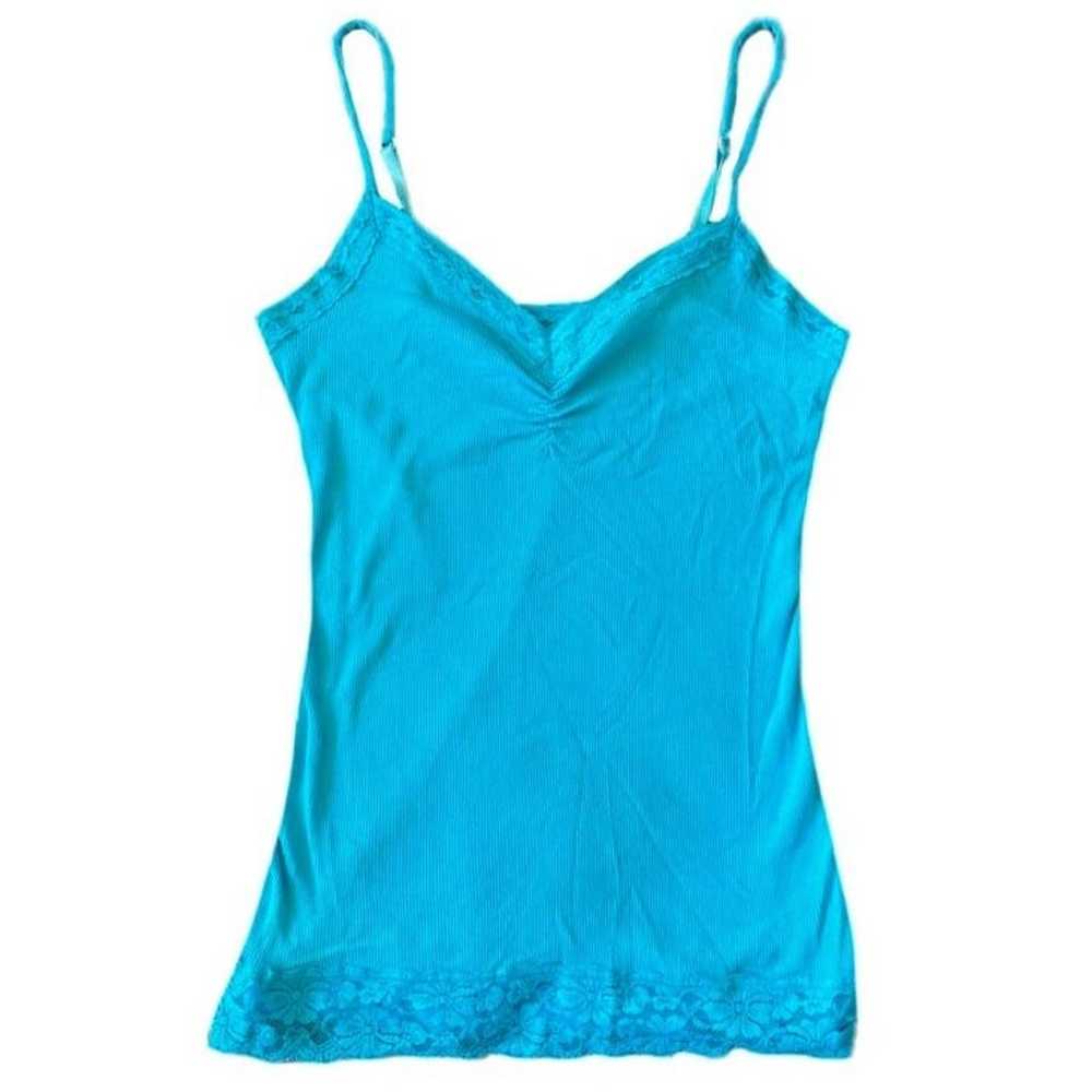 blue lace tank top - image 2