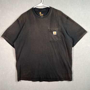 Carhartt Authentic Faded Black Original Fit Mens … - image 1