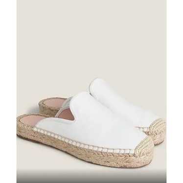 J. Crew White Cotton Espadrilles