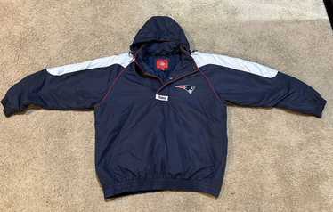 Vintage XL NFL Full Zip Double Sided New England Patriots Embroidered Jacket deals