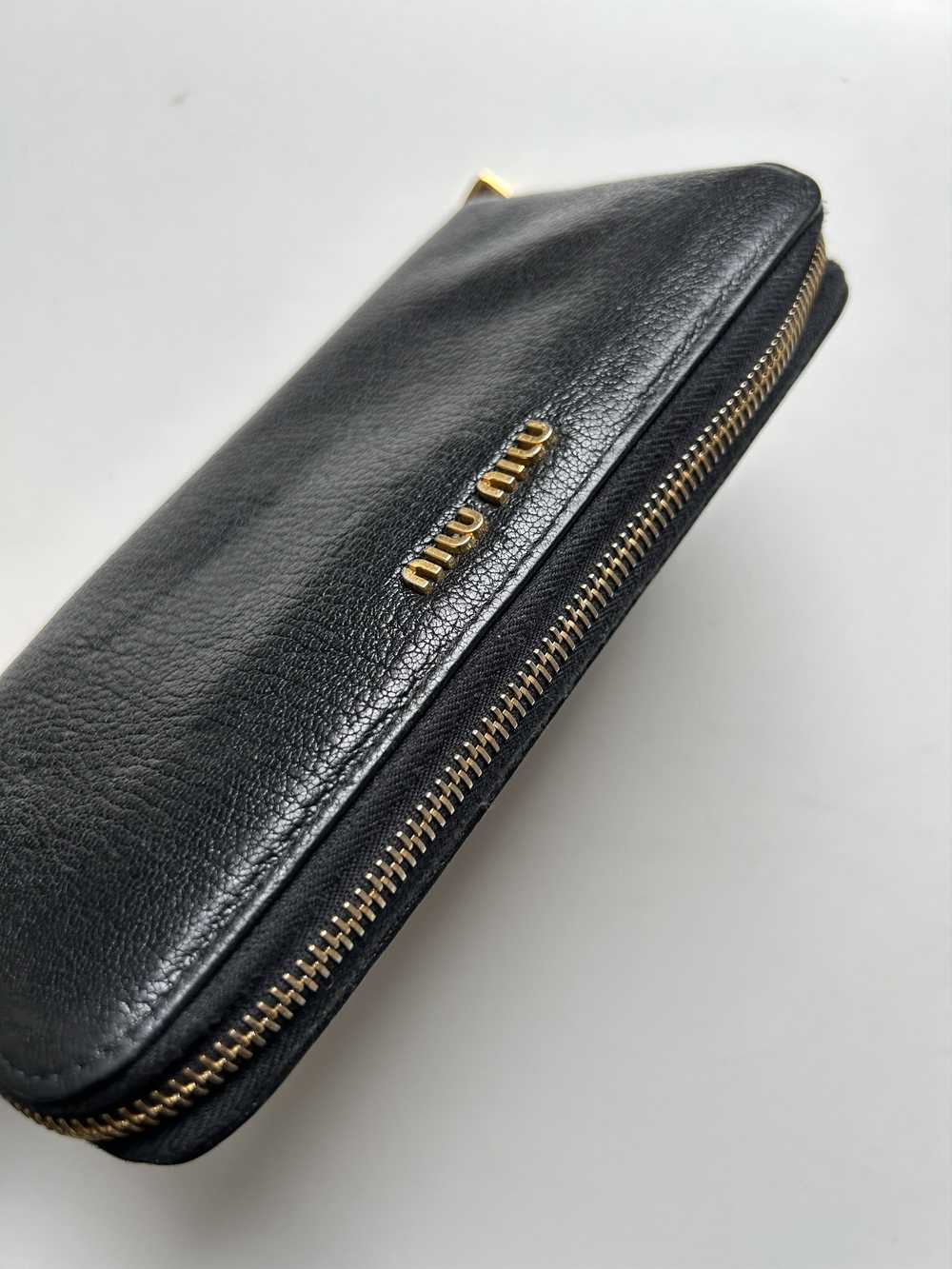 Miu Miu Miu miu madras leather long wallet - image 10