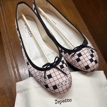 【Excellent condition】Repetto Crossword Puzzle Patt