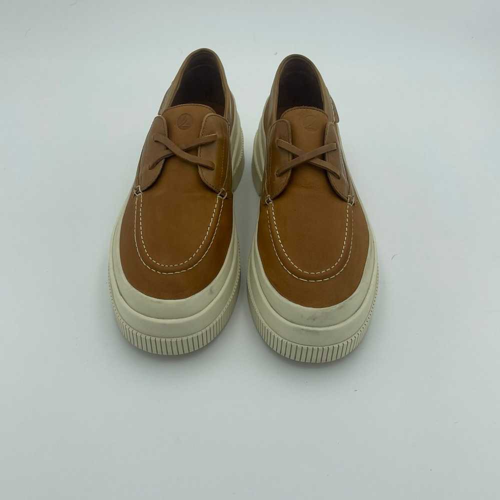 SPERRY Women Highland Boat Shoe Tan Leather Slip … - image 4