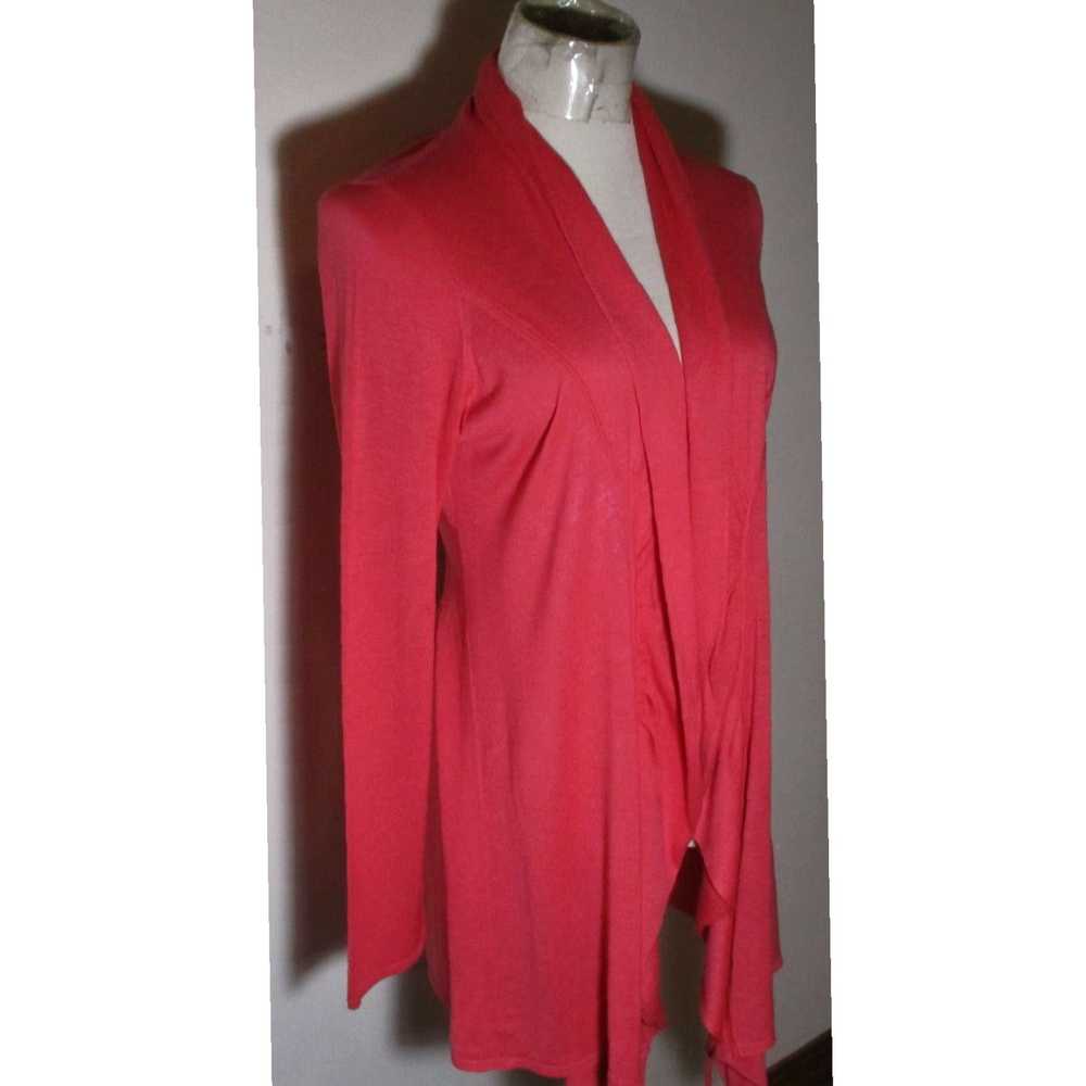 Pinko Coral Pink Silk Tunic Cardigan Sweater by M… - image 3