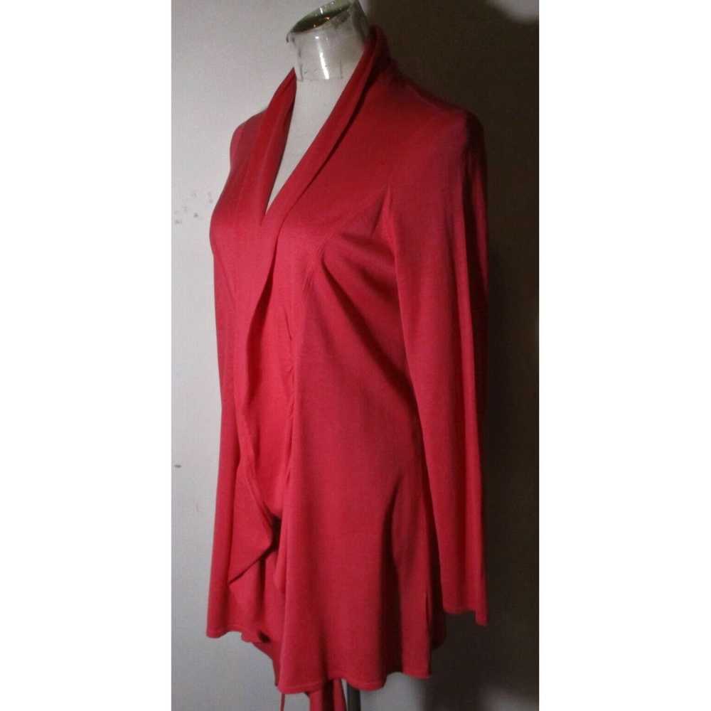 Pinko Coral Pink Silk Tunic Cardigan Sweater by M… - image 4