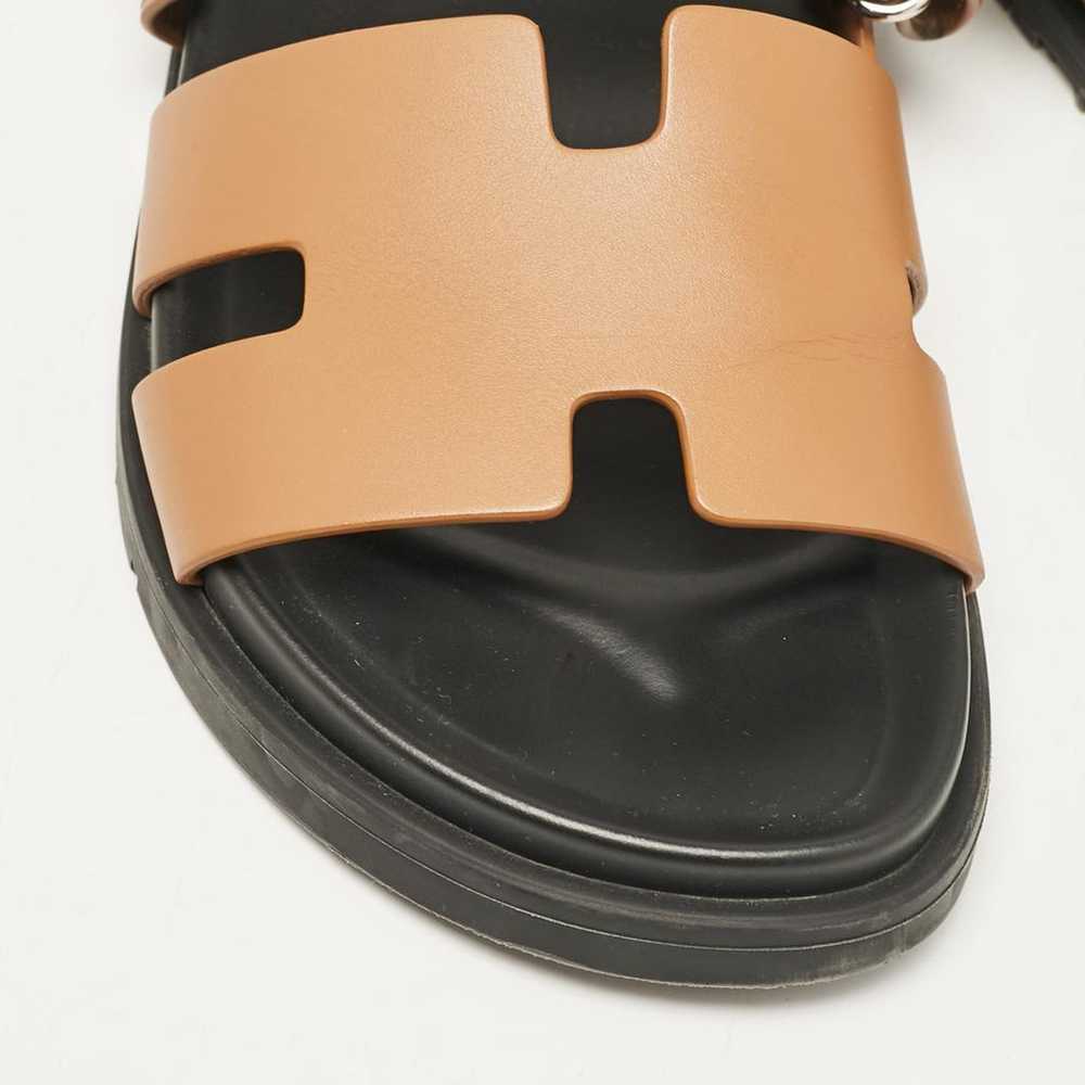 Hermès Patent leather sandal - image 7