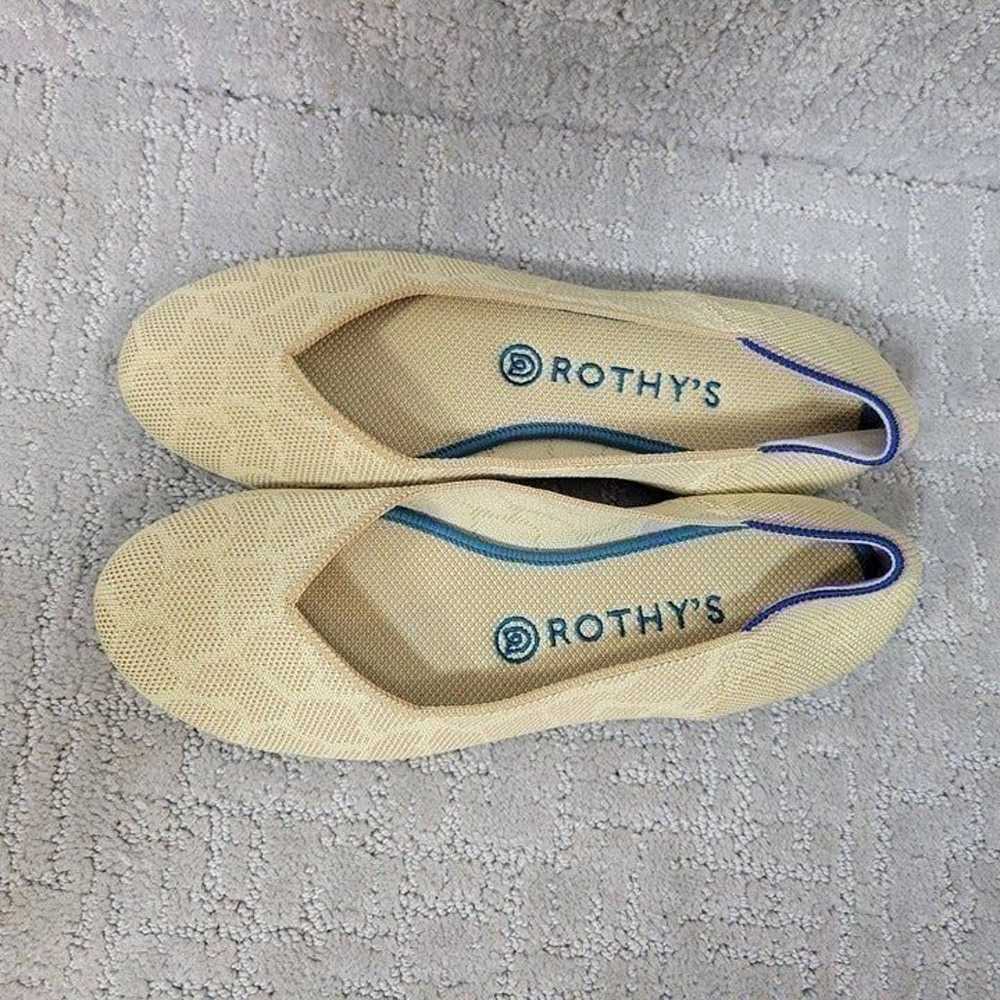 Rothy's The Flat Women's Size 9 Sahara Gold Giraf… - image 4