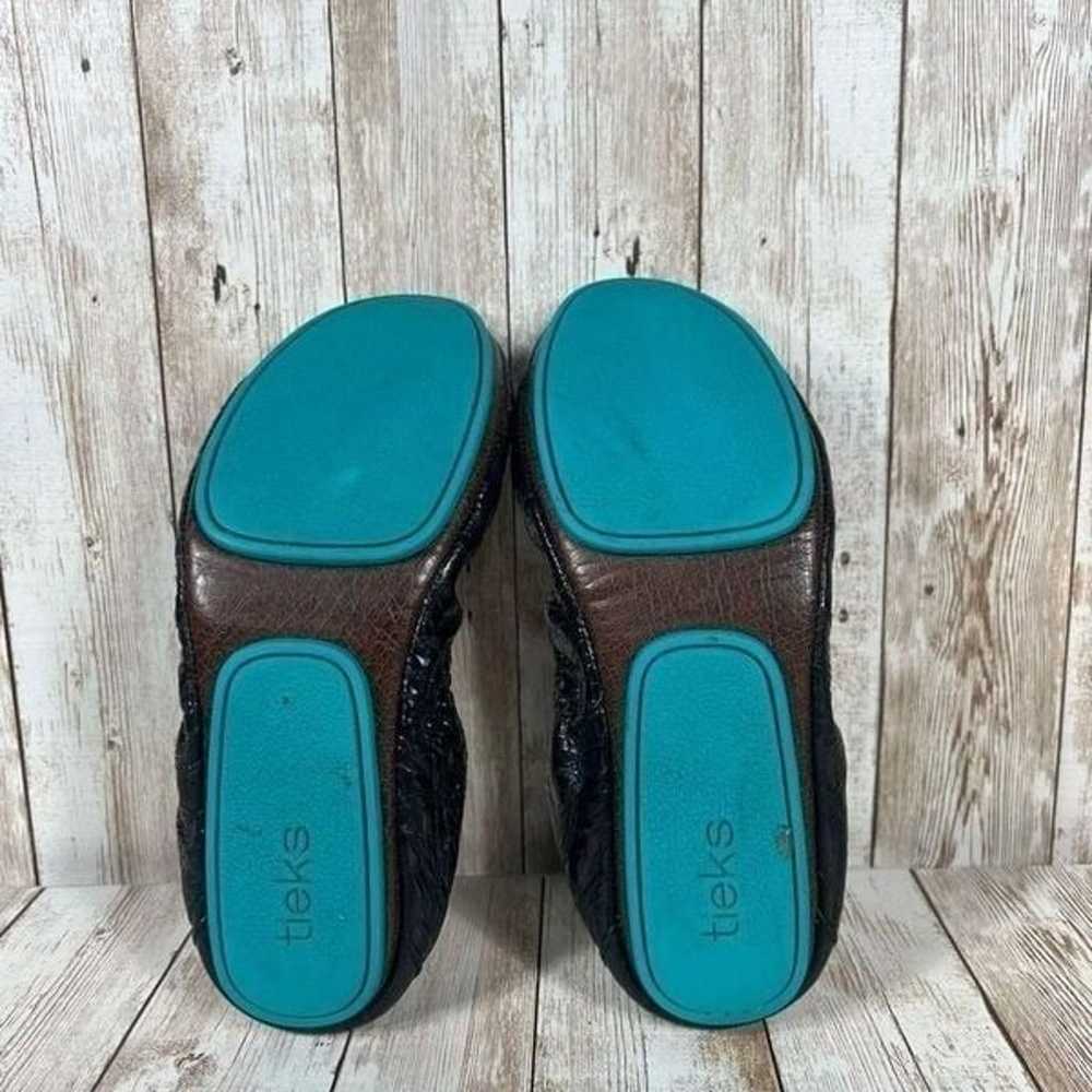 Tieks by Gavrieli ballet flats Womens 5 black teal - image 6