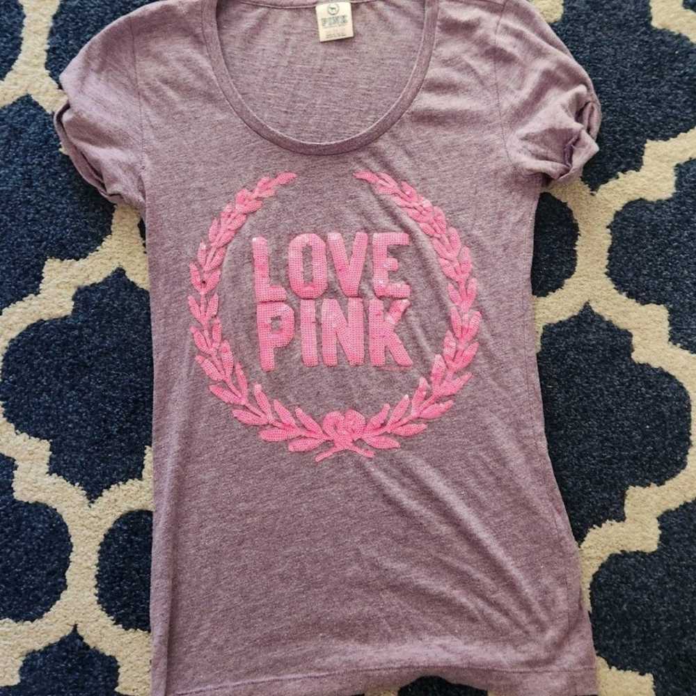 Vintage rare victoria’s Secret-Pink Nation Grey/C… - image 2