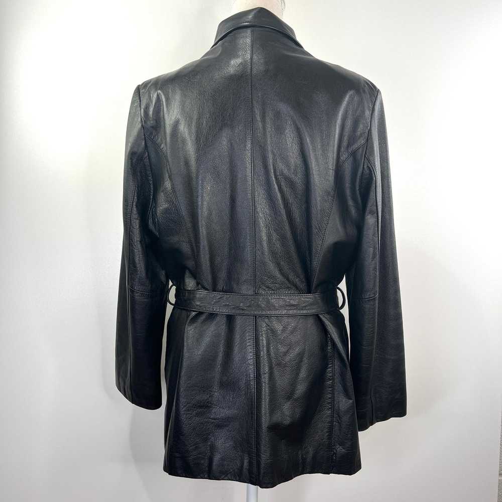 Wilsons Leather Wilsons Leather Belted Jacket Bla… - image 10