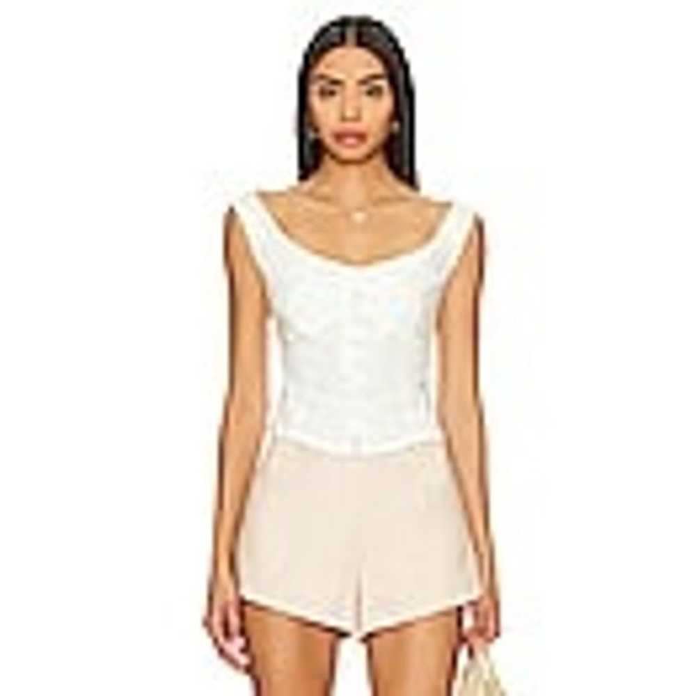 Free People Women's Sally Solid Corset Top In Bri… - image 3