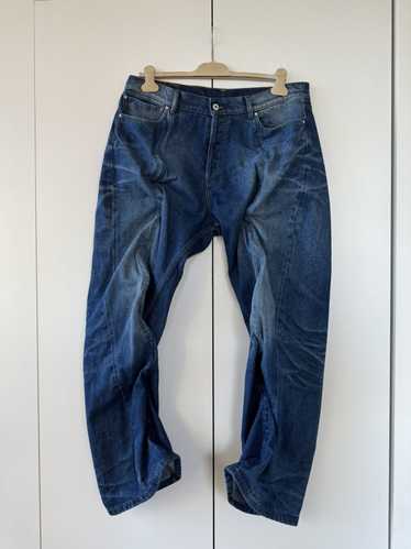 Y/Project SS22 SSENSE Navy Acid Wash Wire Jeans 36 - image 1