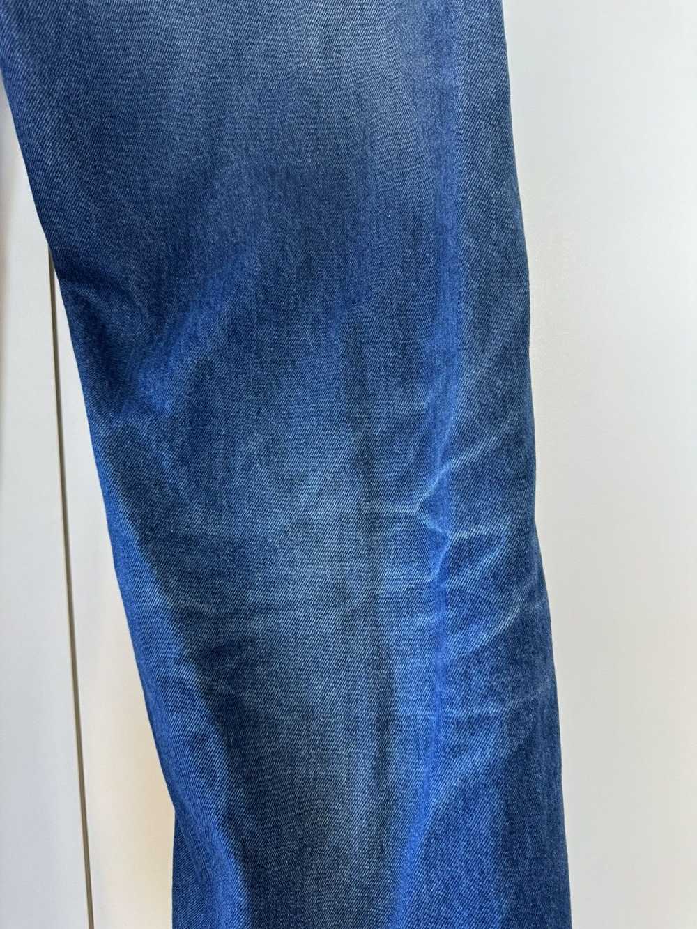 Y/Project SS22 SSENSE Navy Acid Wash Wire Jeans 36 - image 9